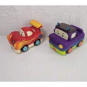 Battat Mini Wheeee-ls Cars Red Freddy Zoom Mini Jeep Lot 2